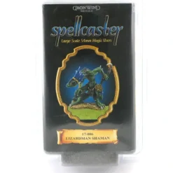 Tabletop Miniatures>Lizardman Shaman #17-006 Classic Ral Partha Fantasy RPG Metal Figure - Your Source for Gaming Essentials
