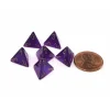 Dice>Luminary Borealis 12mm Mini 4 Sided D4 Dice, 6 Pieces - Royal Purple with Gold - Your Source for Gaming Essentials