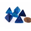 Dice>Luminary Gemini 18mm 4 Sided D4 Dice, 6 Pieces - Blue-Blue with Light Blue - Your Source for Gaming Essentials