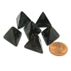 Dice>Lustrous 18mm 4 Sided D4 Chessex Dice, 6 Pieces - Shadow with Gold - Your Source for Gaming Essentials