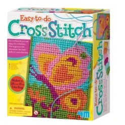 Toys-4M Cross Stitch Easy-To-Do Arts and Crafts Kit - Your Source for Gaming Essentials