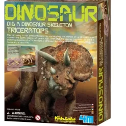 Toys-4M Kidzlabs Dig-A-Dinosaur Series I Triceratops #3545 - Your Source for Gaming Essentials