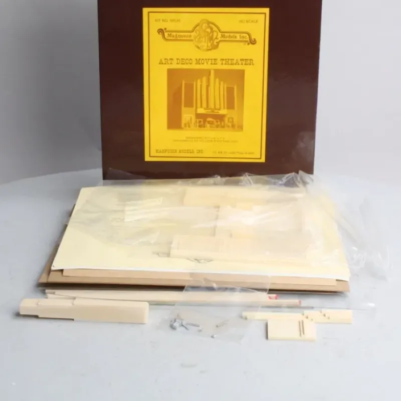 Clearance Magnuson Models M536 HO Art Deco Movie Theater Kit - Your Source for Gaming Essentials Trains