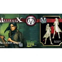 Tabletop Miniatures>Malifaux Guild Allison Dade #20136 Unpainted Plastic Miniature Figure - Your Source for Gaming Essentials