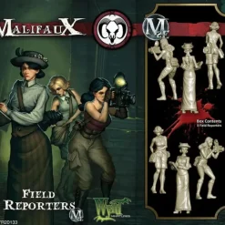 Tabletop Miniatures>Malifaux Guild Field Reporters (3) #20133 Unpainted Plastic Miniature Figures - Your Source for Gaming Essentials