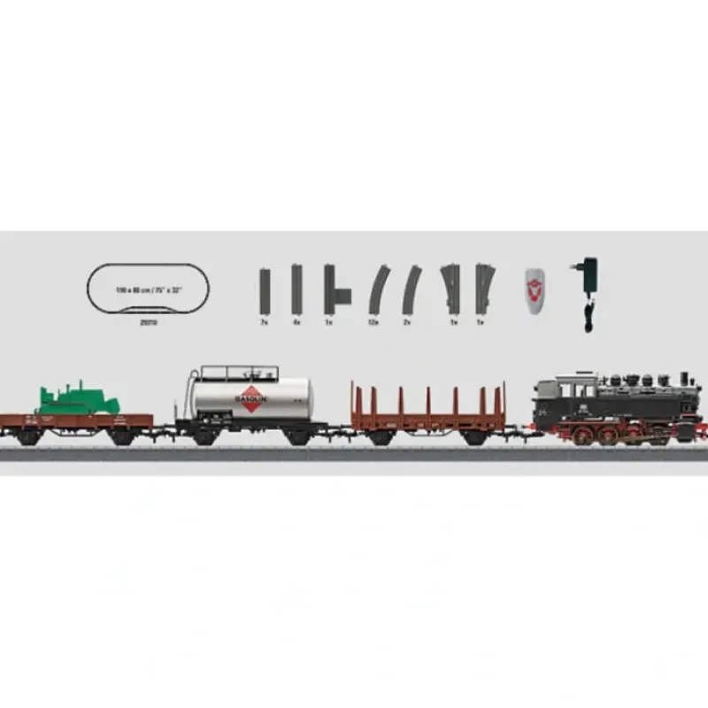 Discount Marklin 29322 Digital HO Gauge Steam Freight Starter Train Set - 3-Rail - Your Source for Gaming Essentials Trains
