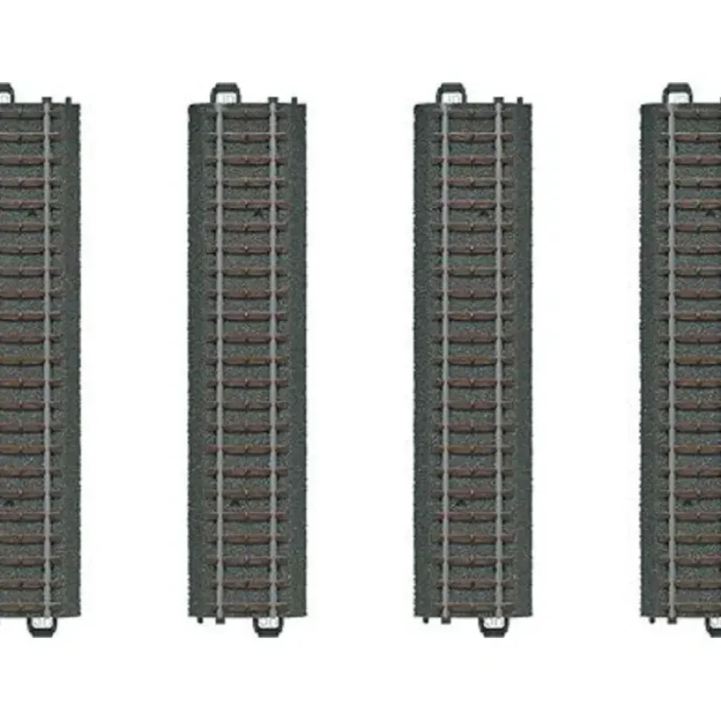 Hot Marklin 20172 HO 6-3/4" Straight C Track Sections (Pack of 4) - 3-Rail - Your Source for Gaming Essentials Trains