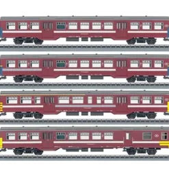 Online Marklin 43542 HO Belgian State Railways Era V Commuter 4-Car Set - 3-Rail - Your Source for Gaming Essentials Trains