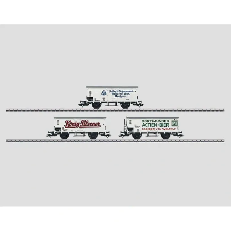 Marklin 48773 HO Era IV DB Beer Cars -3-Rail - Ready to Run (Set of 3) - Your Source for Gaming Essentials Trains