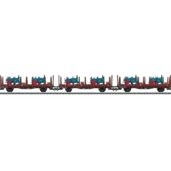 Discount Marklin 46400 HO German Federal Railroad DB Rr 20 2-Axle Stake Car 3-Pack - Your Source for Gaming Essentials Trains