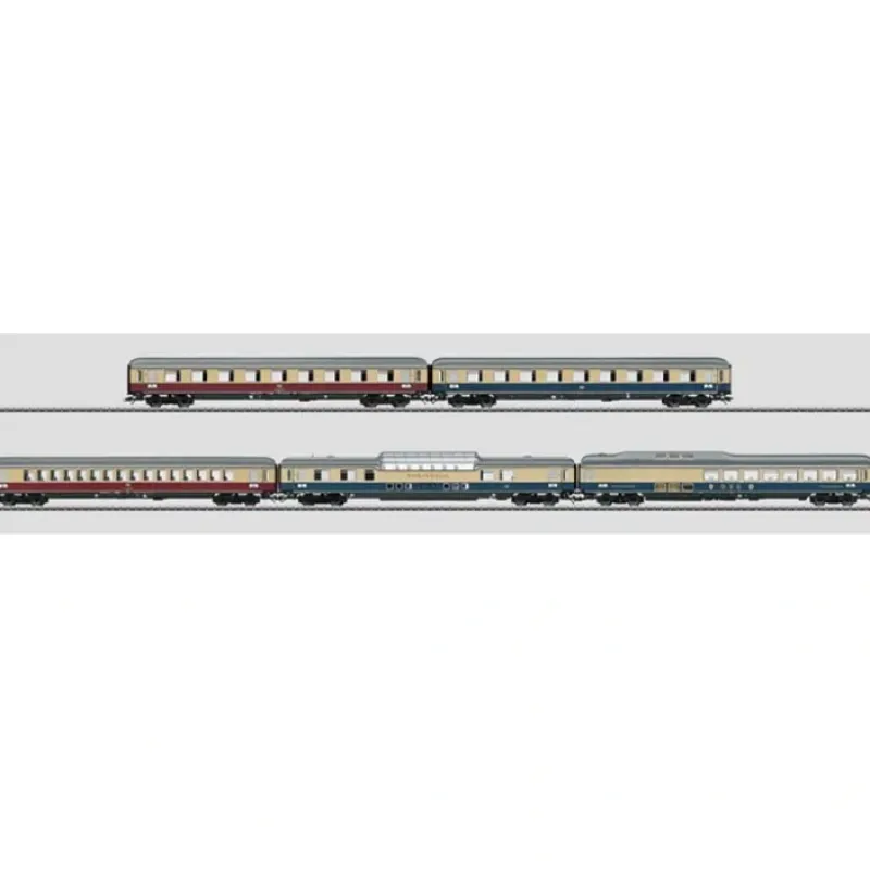 Discount Marklin 43857 HO German Federal Railroad DB Rheinpfeil Express 5-Car Set - Your Source for Gaming Essentials Trains