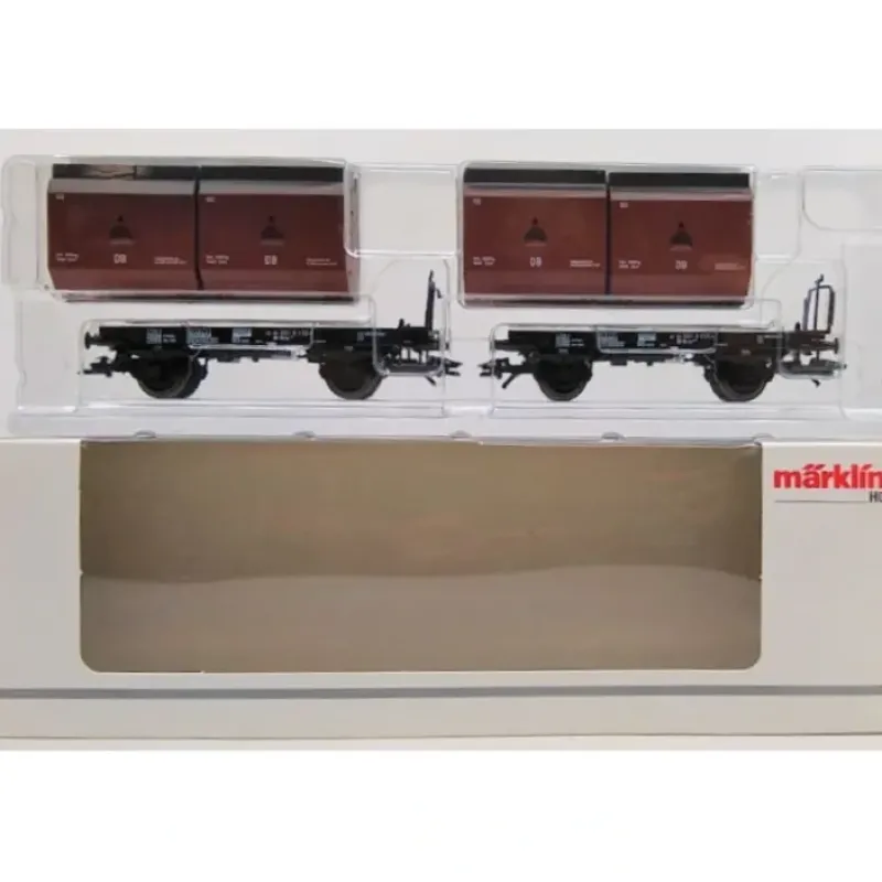 Outlet Marklin 48274 HO German Federal Railroad DB Container Flatcar - Your Source for Gaming Essentials Trains