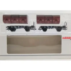 Sale Marklin 48273 HO German Federal Railroad DB Container Flatcar w/12 Cubic Meter - Your Source for Gaming Essentials Trains