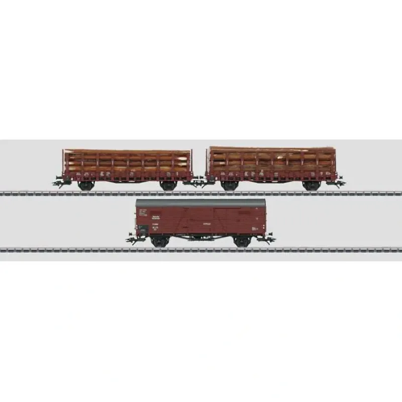 Hot Marklin 46401 HO German State Railroad DRG Era II Freight Car Set - 3-Rail - Your Source for Gaming Essentials Trains
