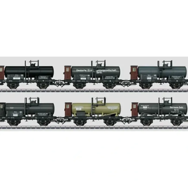 Clearance Marklin 46084 HO KPEV Tank 6-Car Set (EX) - Your Source for Gaming Essentials Trains