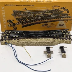 Clearance Marklin 5207 HO M Track Scale Double-Slip Switch Turnout - Your Source for Gaming Essentials Trains