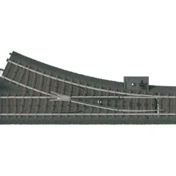 New Marklin 20612 HO R2 17-1/4" Radius 24.3 Right Hand Manual Switch Turnout - Your Source for Gaming Essentials Trains