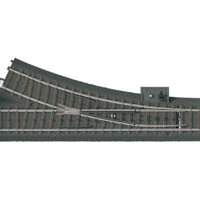 New Marklin 20612 HO R2 17-1/4" Radius 24.3 Right Hand Manual Switch Turnout - Your Source for Gaming Essentials Trains