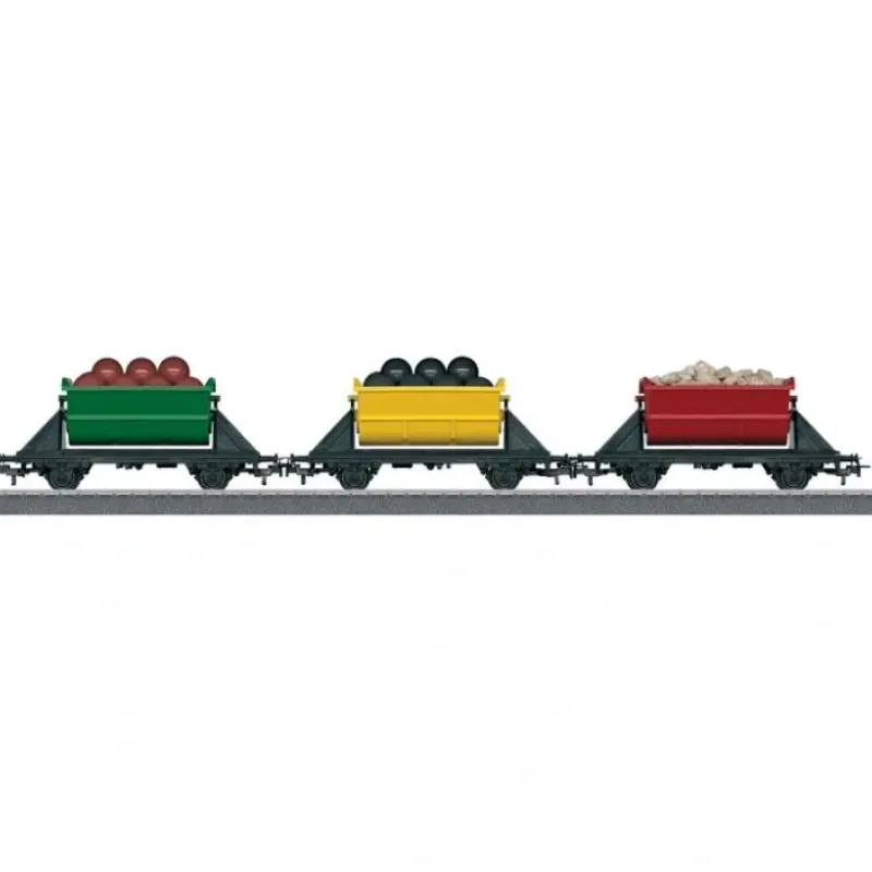 Clearance Marklin 44139 HO 3-Rail Dump Car Set with Loads - Your Source for Gaming Essentials Trains