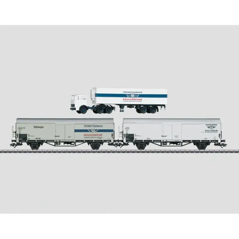 Best Marklin 47322 HO "Transthermos" Refrigerator Car Set - Your Source for Gaming Essentials Trains