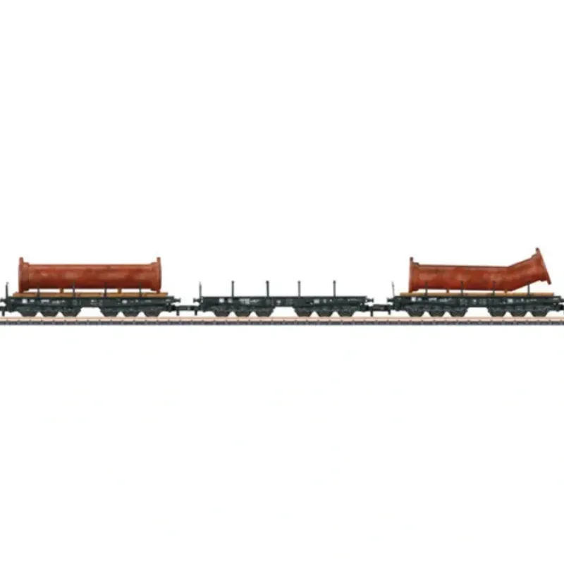 Marklin 82349 Z German Federal RR DB Type Sammp 705 Heavy-Duty 3-Flatcar Set - Your Source for Gaming Essentials Trains