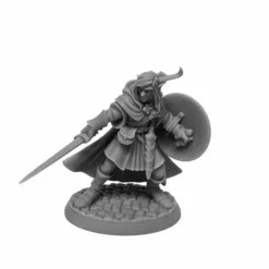 Tabletop Miniatures>Mellonir Windrunner, Elf Warrior #07026 Bones USA Unpainted Plastic Miniature - Your Source for Gaming Essentials