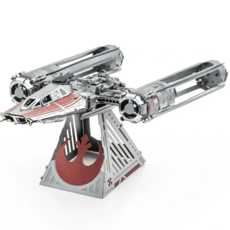 Toys-Metal Earth Star Wars Zorri's Y-Wing Fighter Unassembled 3D Metal Model Kit - Your Source for Gaming Essentials