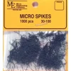 Discount Micro Engineering 30-108 3/16" Blackened Metal Micro Spikes (Pack of 1000) - Your Source for Gaming Essentials Trains