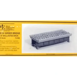 Hot Micro Engineering 75-508 HO 30' Ballasted Deck Girder Bridge Kit - Your Source for Gaming Essentials Trains