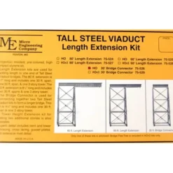 Clearance Micro Engineering 75-526 HO 30' Bridge Connector Tall Steel Viaduct Kit - Your Source for Gaming Essentials Trains