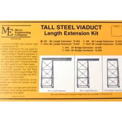 Outlet Micro Engineering 75-524 HO 80' Length Extension Tall Steel Viaduct - Your Source for Gaming Essentials Trains