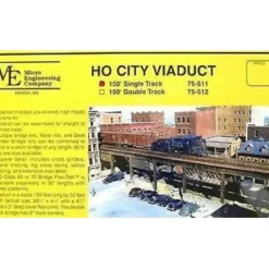 New Micro Engineering 75-511 HO 150' Single Track City Viaduct Kit - Your Source for Gaming Essentials Trains