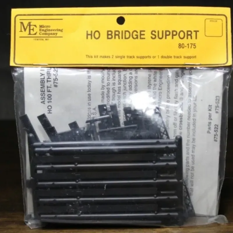 Discount Micro Engineering 80-175 HO Bridge Support With Legs Plastic Kit - Your Source for Gaming Essentials Trains