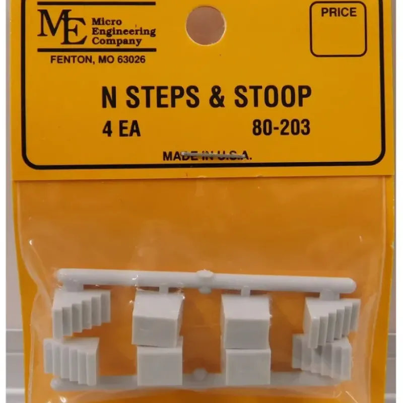 Best Micro Engineering 80-203 N Palstic Steps & Stoop (Pack of 4) - Your Source for Gaming Essentials Trains