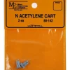 Micro Engineering 80-142 N White Metal Castings Acetylene Cart (Pack of 2) - Your Source for Gaming Essentials Trains