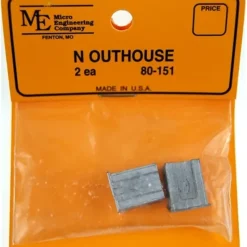 New Micro Engineering 80-151 N White Metal Castings Outhouses (Pack of 2) - Your Source for Gaming Essentials Trains