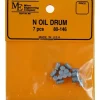 Online Micro Engineering 80-146 N White Metal Castings Oil Drums (Pack of 7) - Your Source for Gaming Essentials Trains