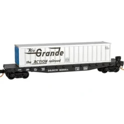Discount Micro Trains 04500511 N DRGW 50' Fishbelly Side Flatcar #80000A - Your Source for Gaming Essentials Trains