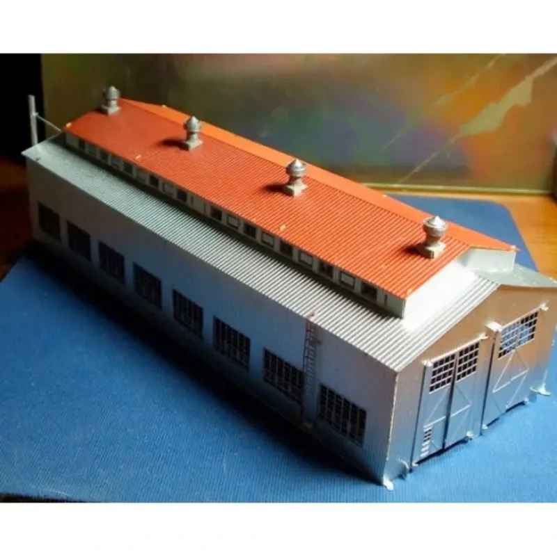 Micron Art 1087A Z Etched & Cast Metal Two Stall Engine House 143 Scale Feet - Your Source for Gaming Essentials* Best