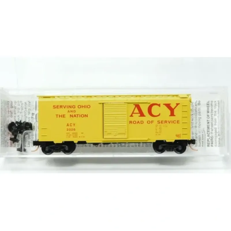 Micro-Trains 02000180 N Akron Canton & Youngstown 40' Single Door Boxcar #3326 MT/Box - Your Source for Gaming Essentials Trains