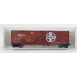 Best Micro-Trains 07600030 N ATSF 50' Plug & Sliding Door Boxcar #49635 NIB - Your Source for Gaming Essentials Trains
