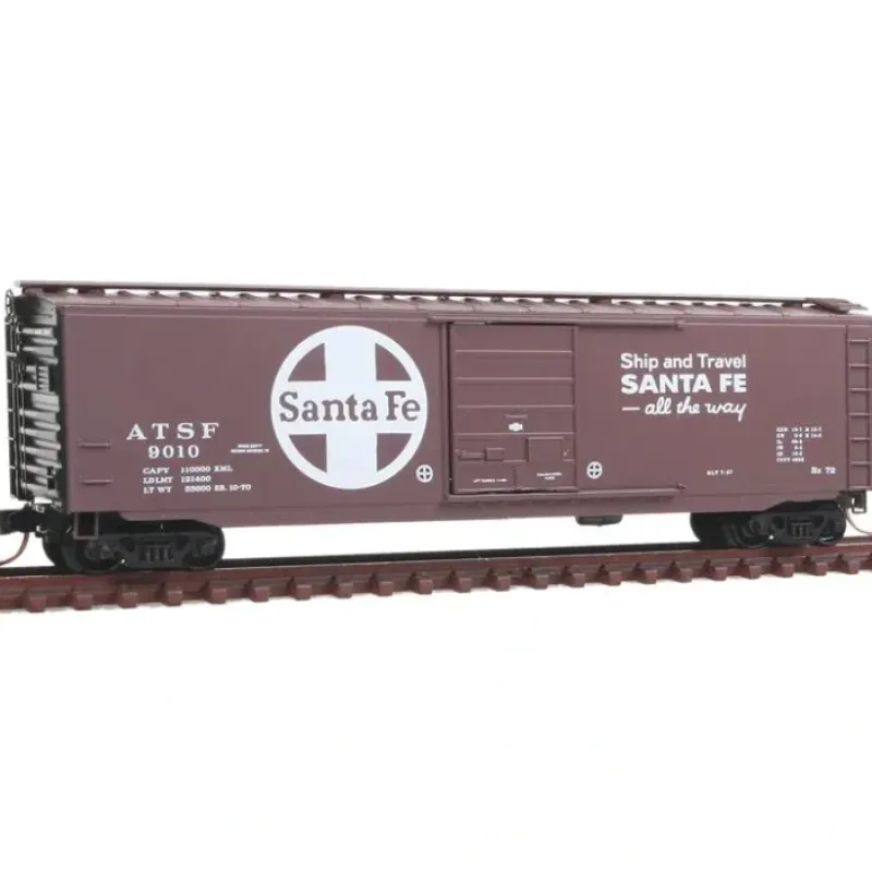Hot Micro-Trains 03100420 N ATSF 50' Standard Youngstown Door Boxcar #9010 - Your Source for Gaming Essentials Trains