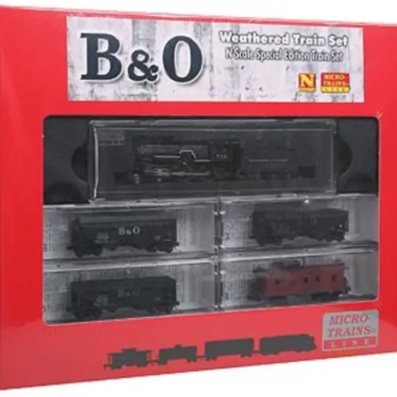 Micro-Trains 99301180 N Baltimore & Ohio Weathered Steam Freight Train Set - Your Source for Gaming Essentials* Outlet