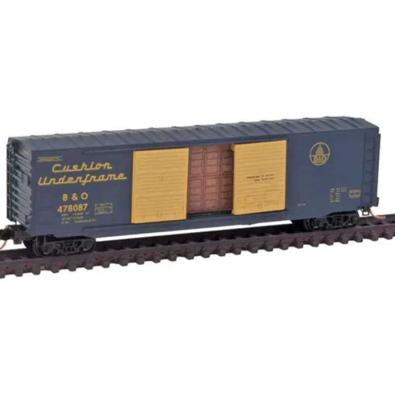 Best Micro-Trains 03700140 N Baltimore & Ohio 50' Double Door Boxcar w/Load #478087 - Your Source for Gaming Essentials Trains
