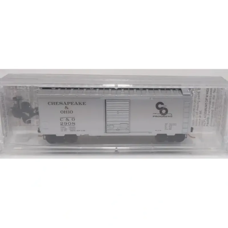 Micro-Trains 02000820 N Chesapeake & Ohio 40' Standard Single Door Boxcar #2908 NIB - Your Source for Gaming Essentials Trains