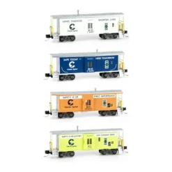 Micro-Trains 99305260 N Chessie System B&O Window Caboose (Set of 4) - Your Source for Gaming Essentials* Sale