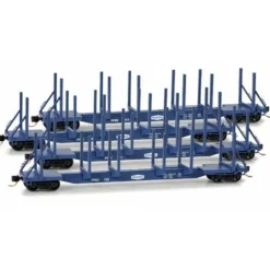 Micro-Trains 99300089 N Federal Paper 65' Log Car Runner Pack (Set of 4) - Your Source for Gaming Essentials* Sale