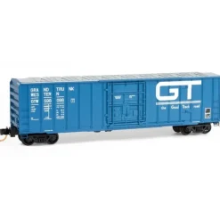 Hot Micro-Trains 02700220 N GTW 50' Plug Door Rib Side Boxcar #598098 - Your Source for Gaming Essentials Trains