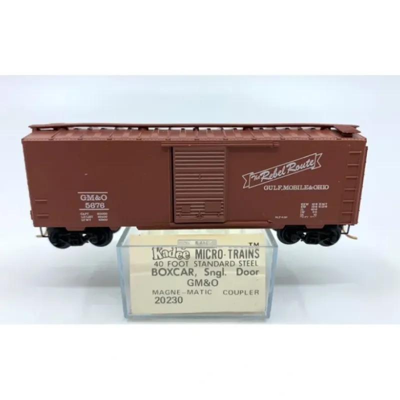 Hot Micro-Trains 02000230 N Gulf Mobile & Ohio 40' Single Door Boxcar #5676 NIB - Your Source for Gaming Essentials Trains