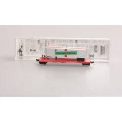 New Micro-Trains 06400082 N Holiday Transportation 57' TOFC Flatcar w/Trailer #1230 NIB - Your Source for Gaming Essentials Trains